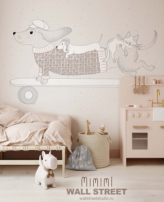Фотообои в интерьере артикул MIMIMI 10, MIMIMI, Wall street Фотообои в интерьере артикул MIMIMI 10, MIMIMI, Wall street